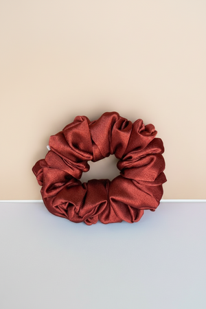 Rustic Rouge Scrunchie