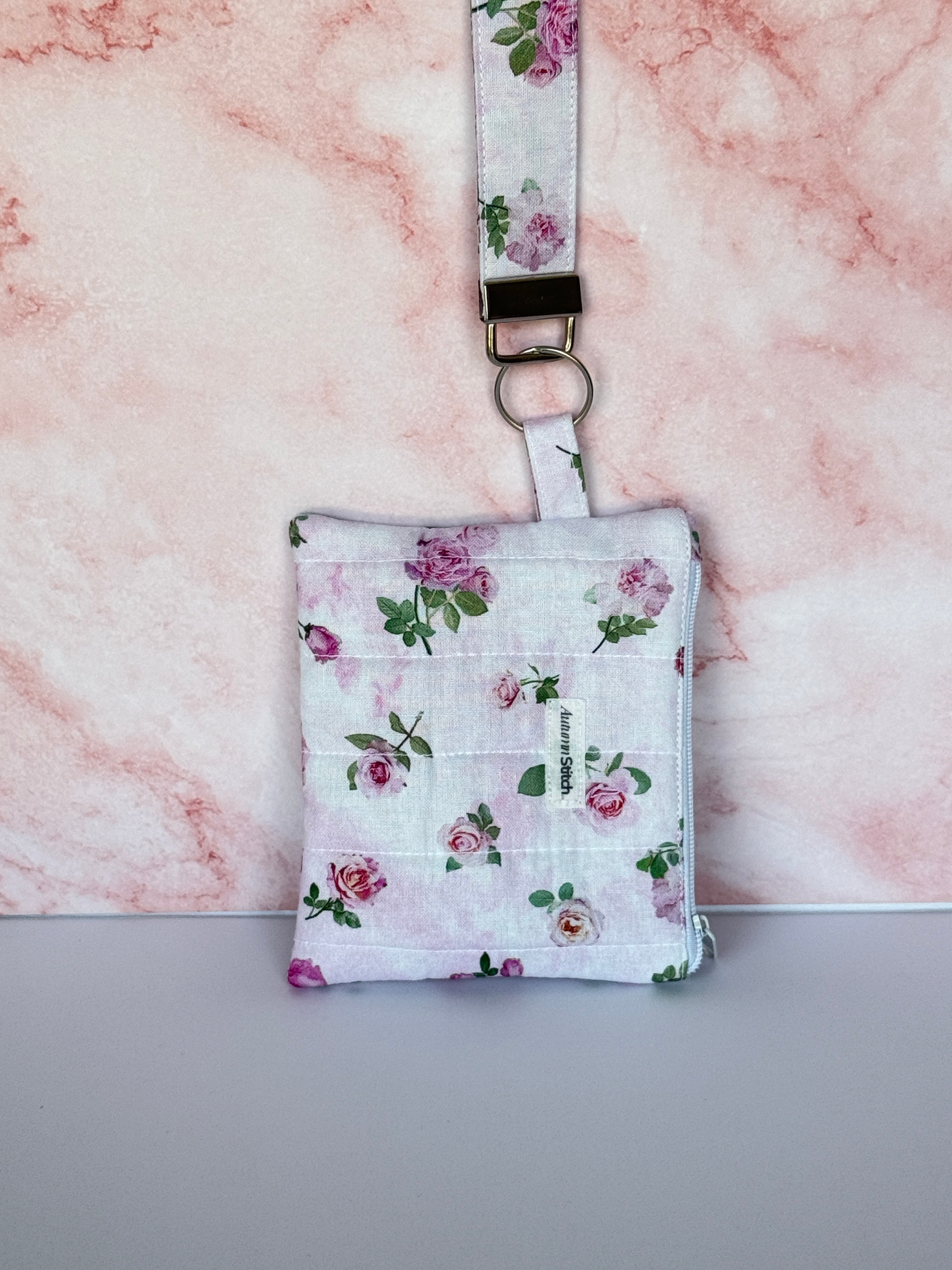 Vintage Rose Wristlet