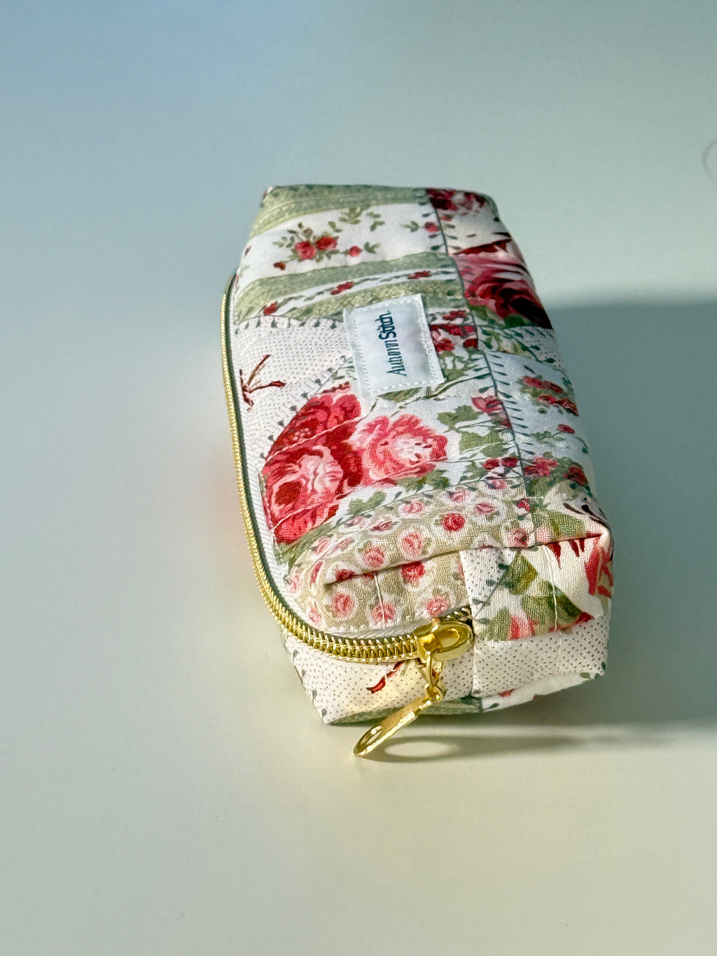 Heirloom Rose Patchwork Pouch
