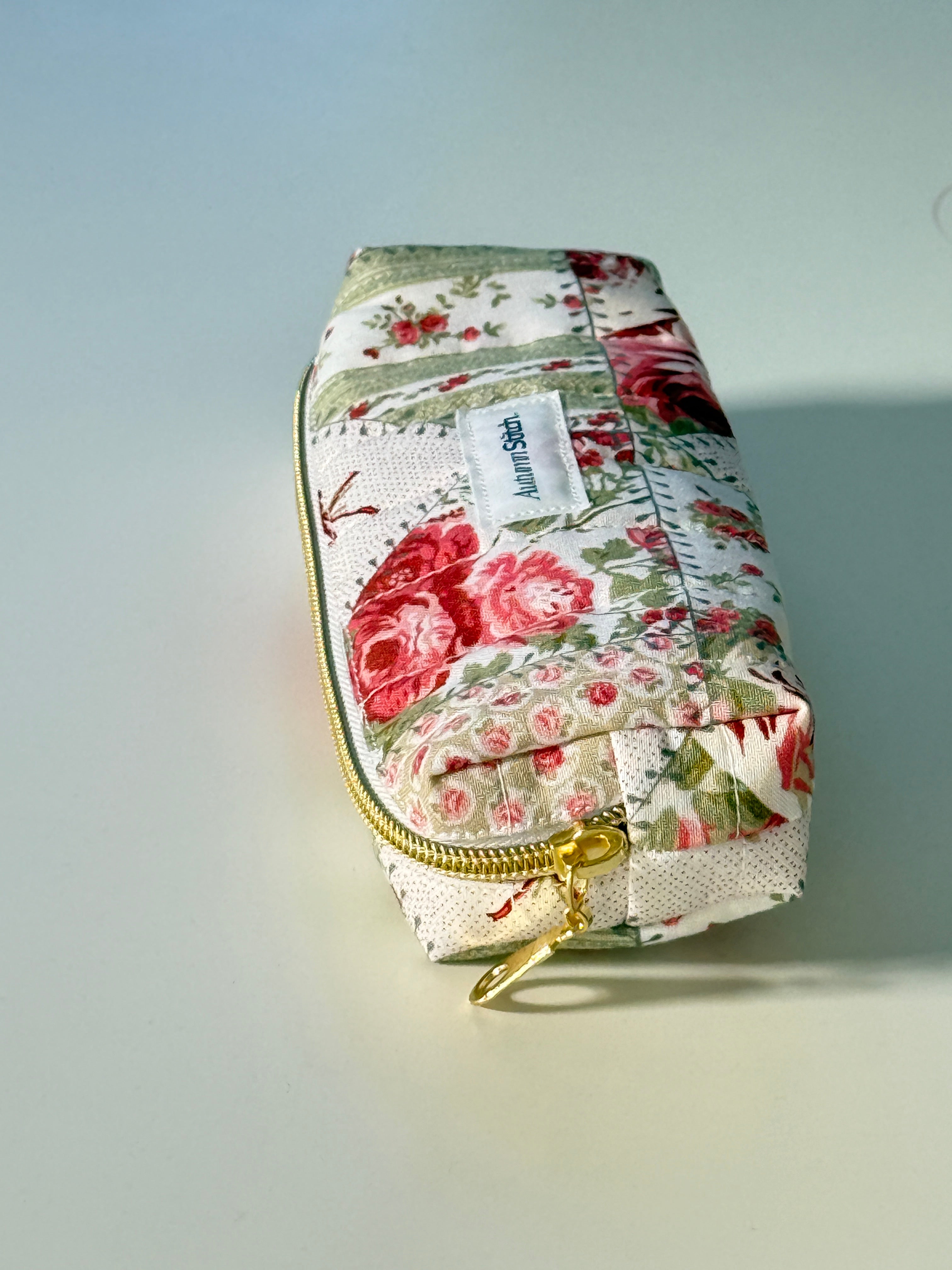 Heirloom Rose Patchwork Pouch