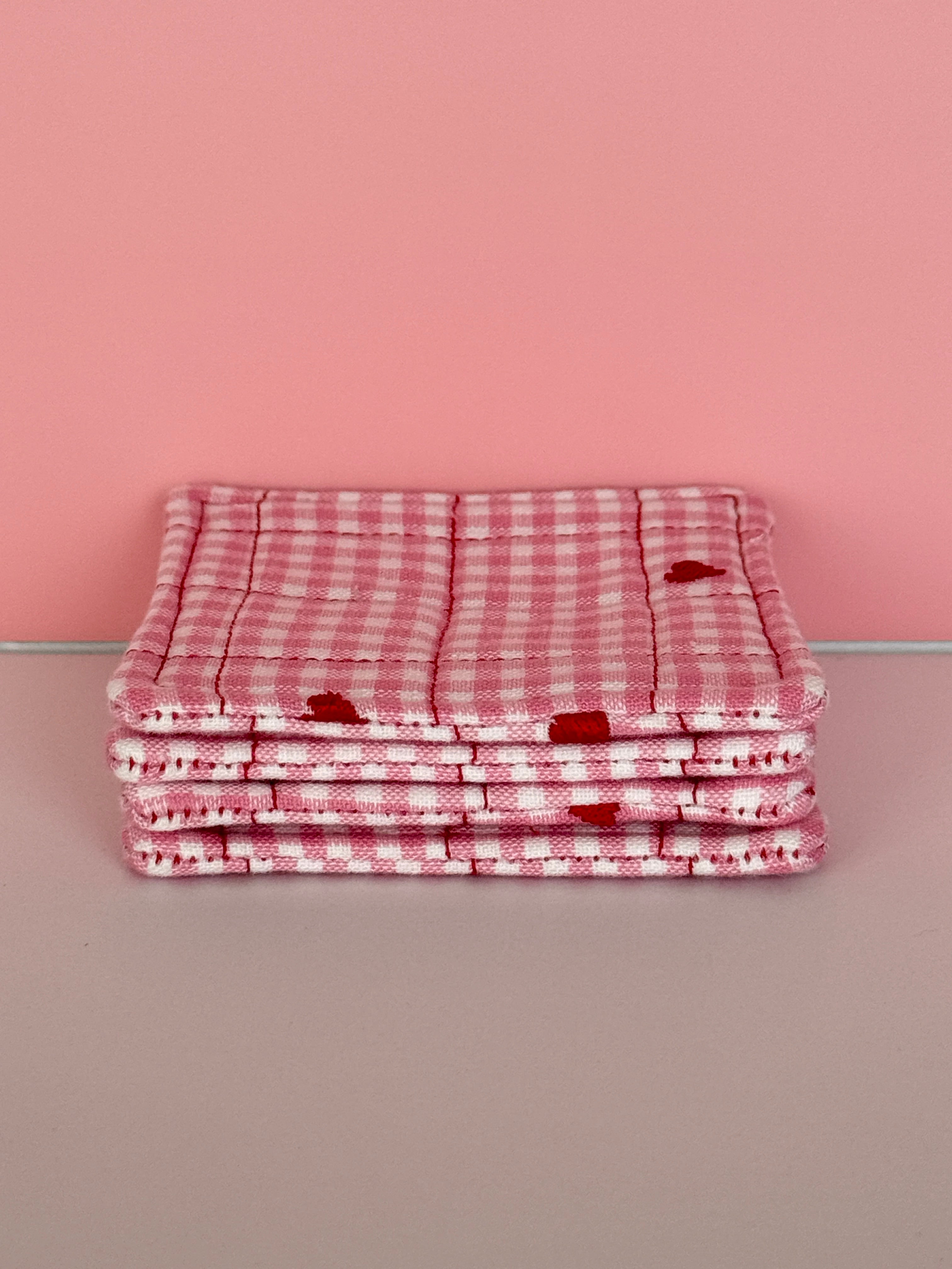 Strawberry Picnic Coasters