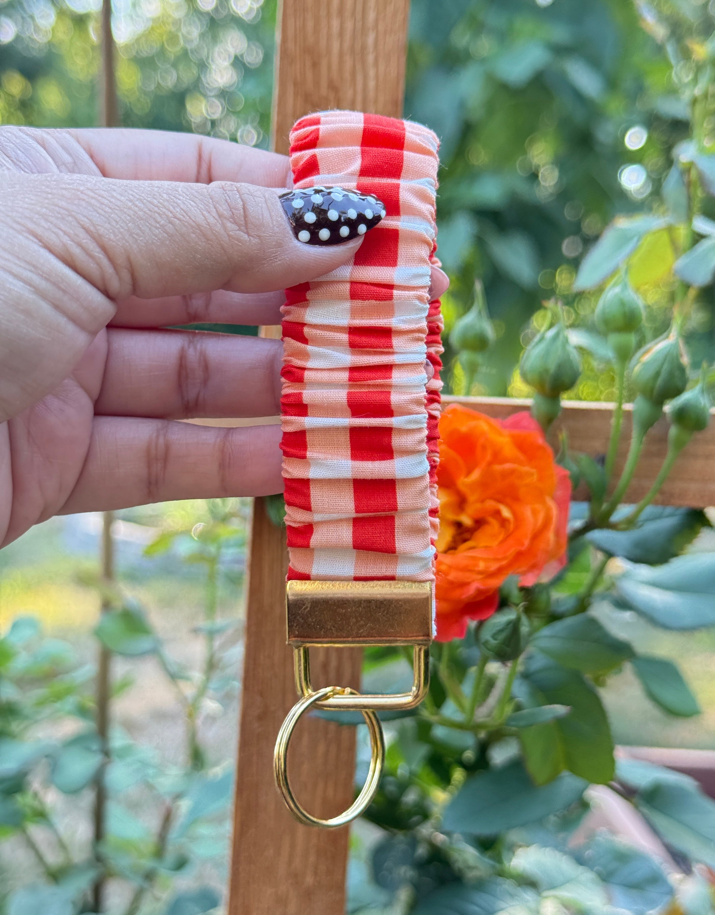 Jam Jar Scrunchie Keychain