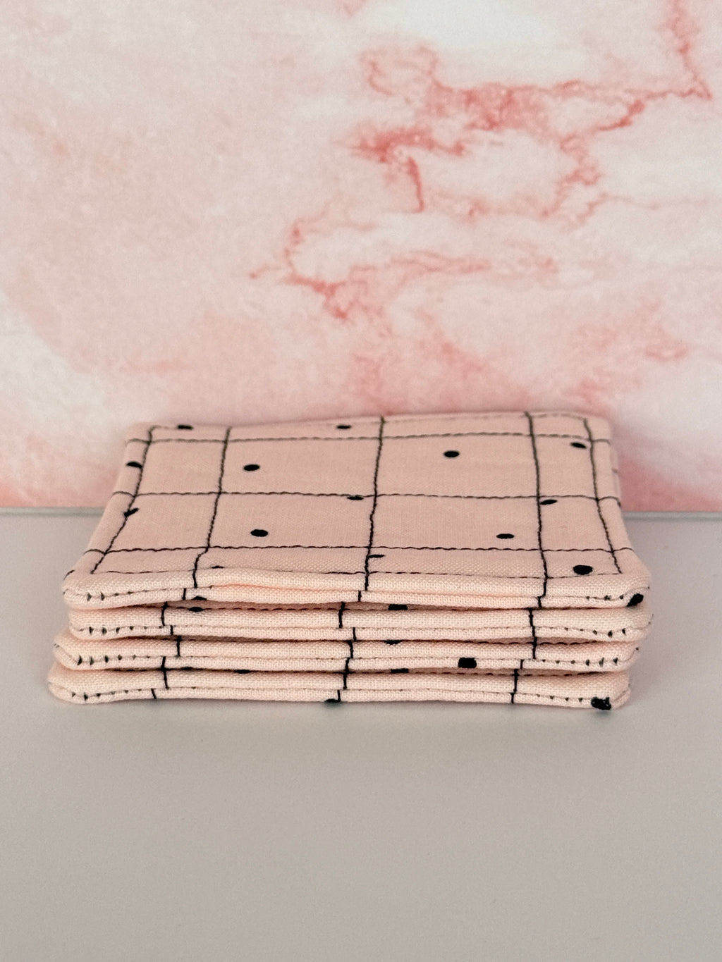 Blushing Dots Coasters