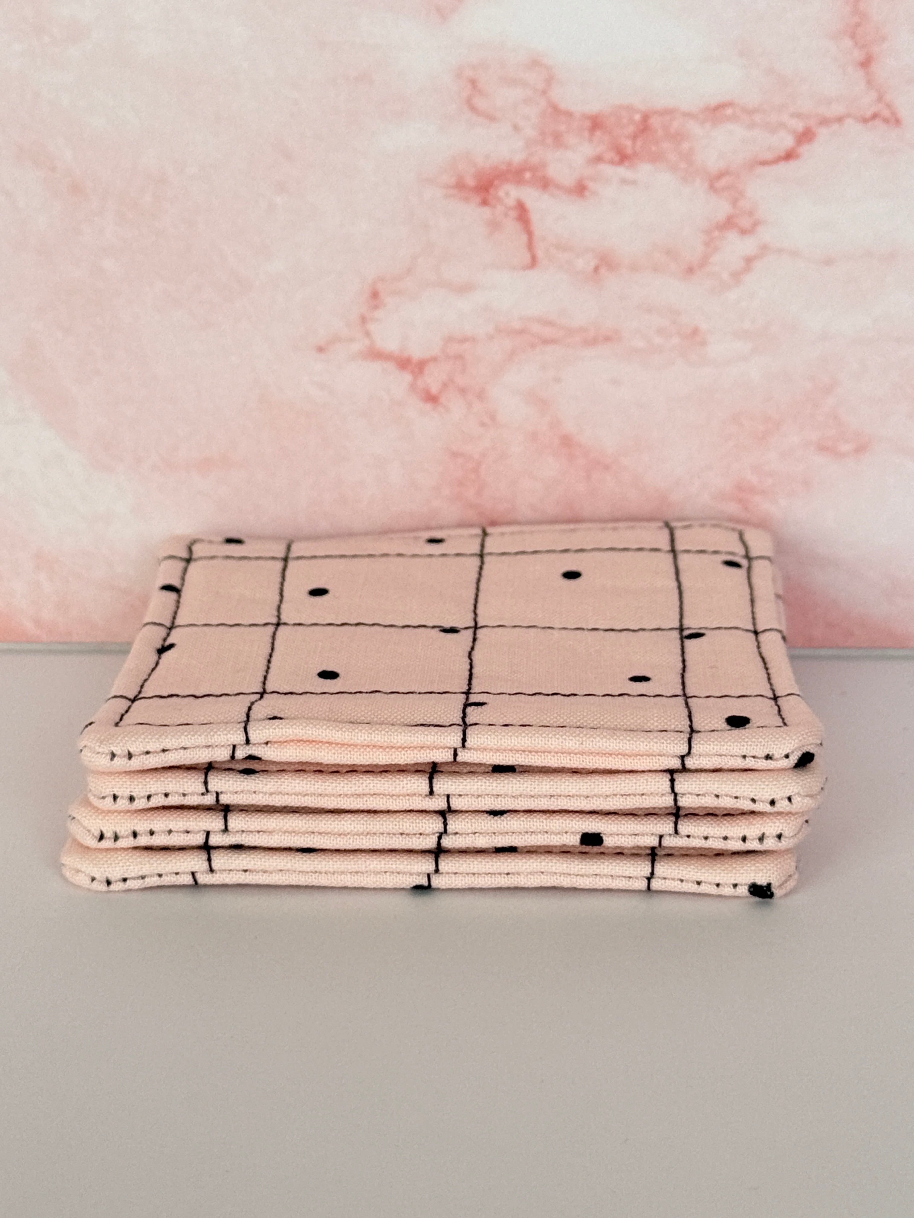 Blushing Dots Coasters