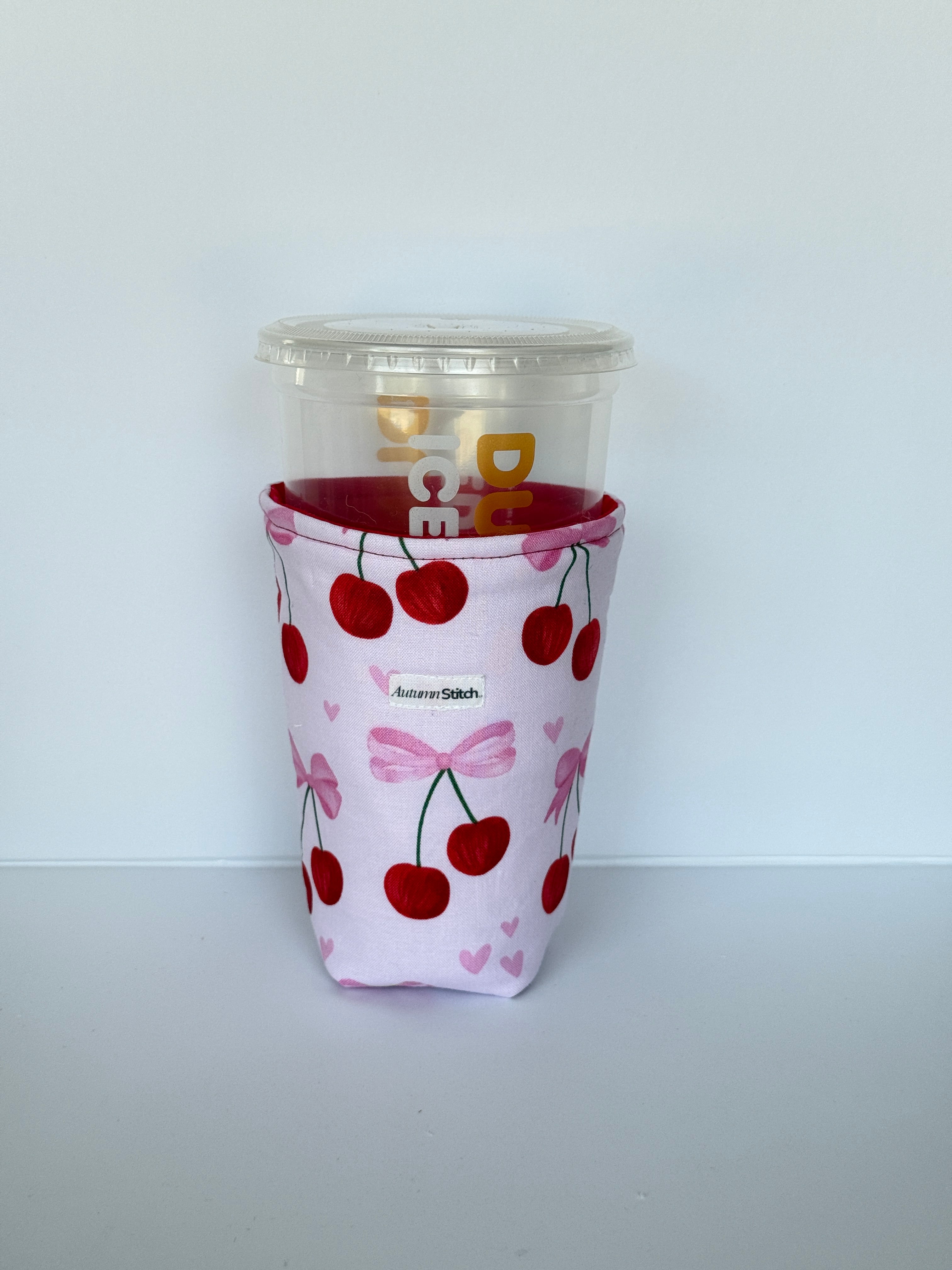 Cherry Kisses Cup Koozie (M)