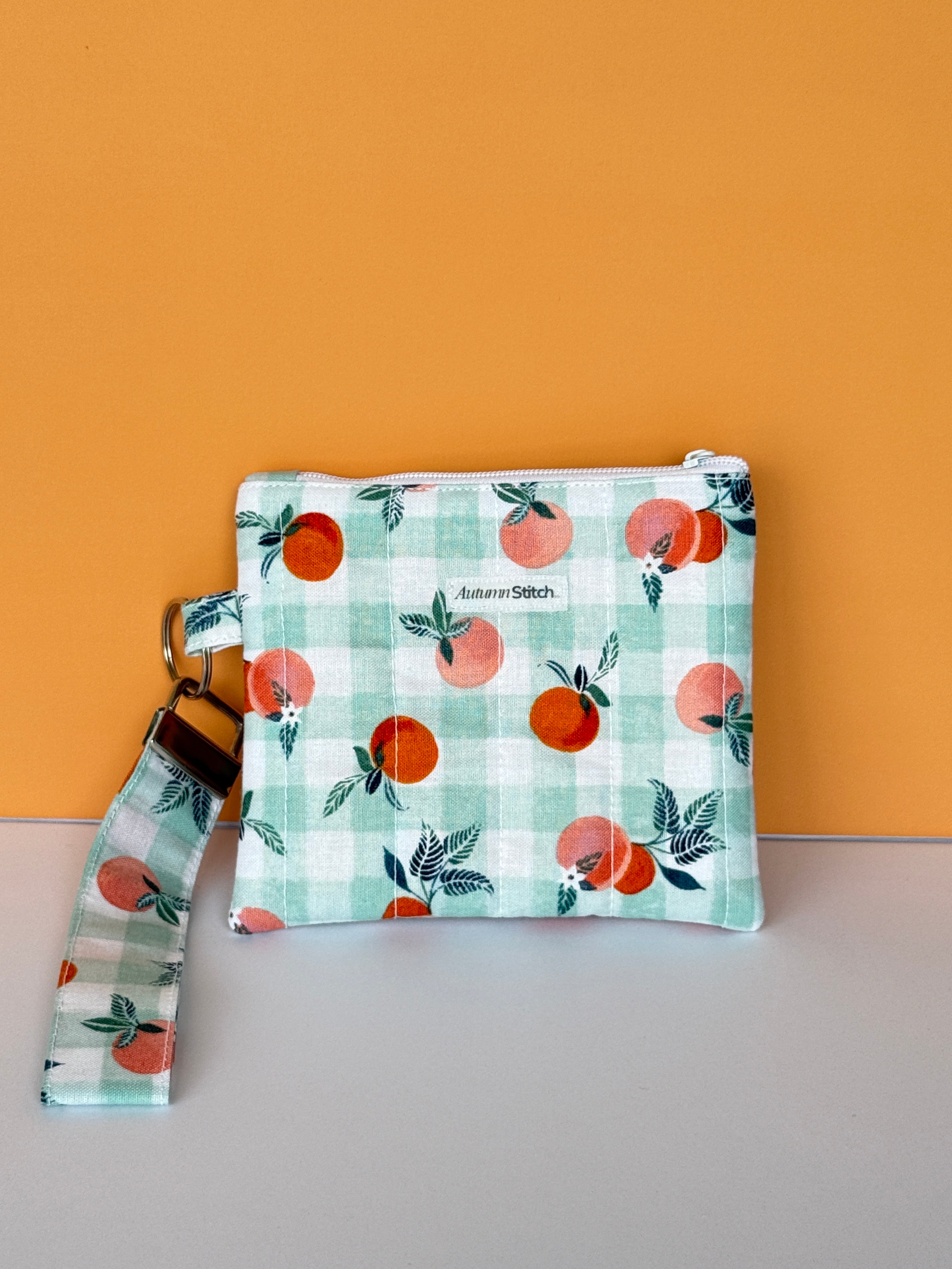 Orange Creamsicle Wristlet