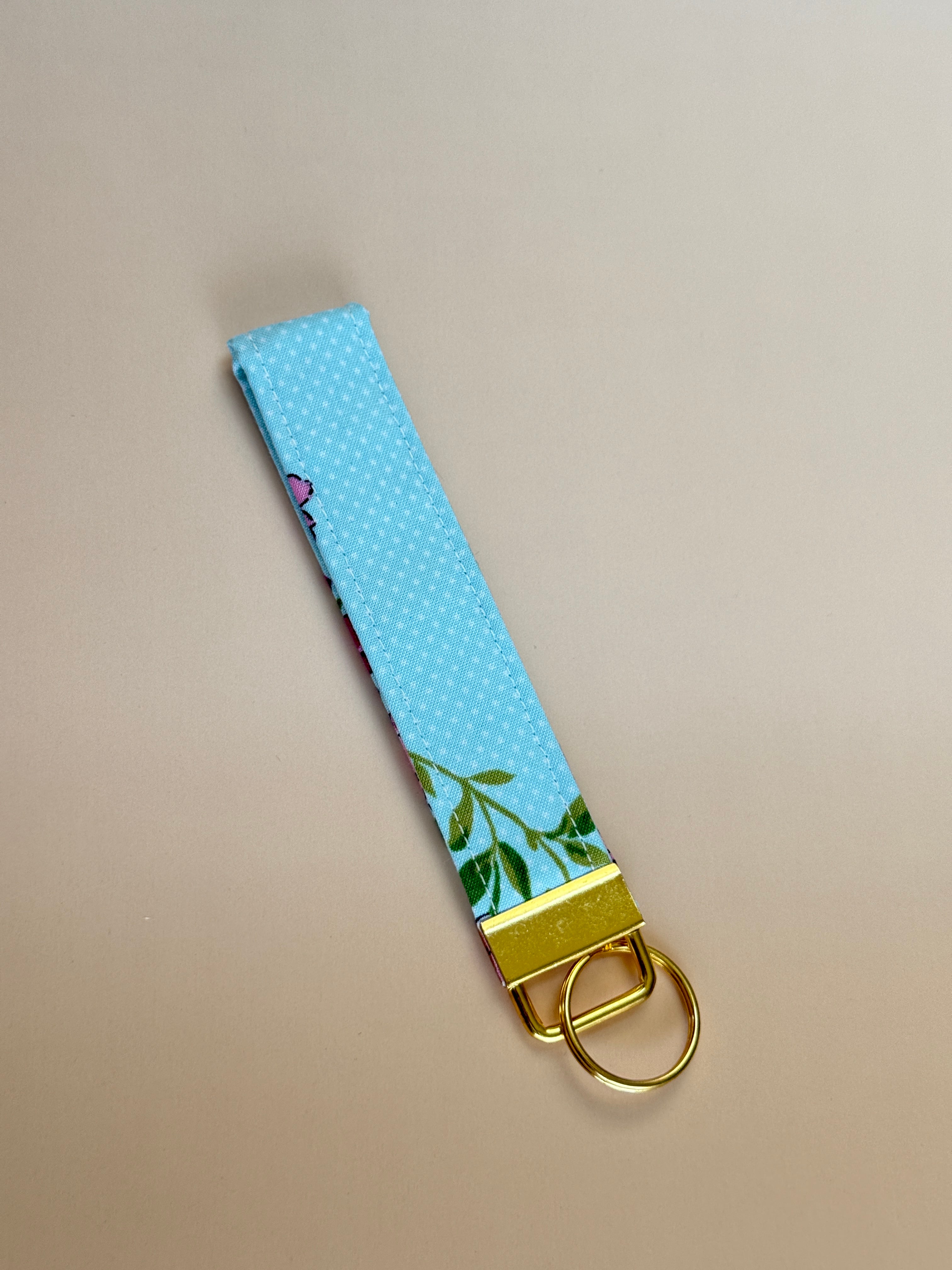 Morning Blue Key Fob