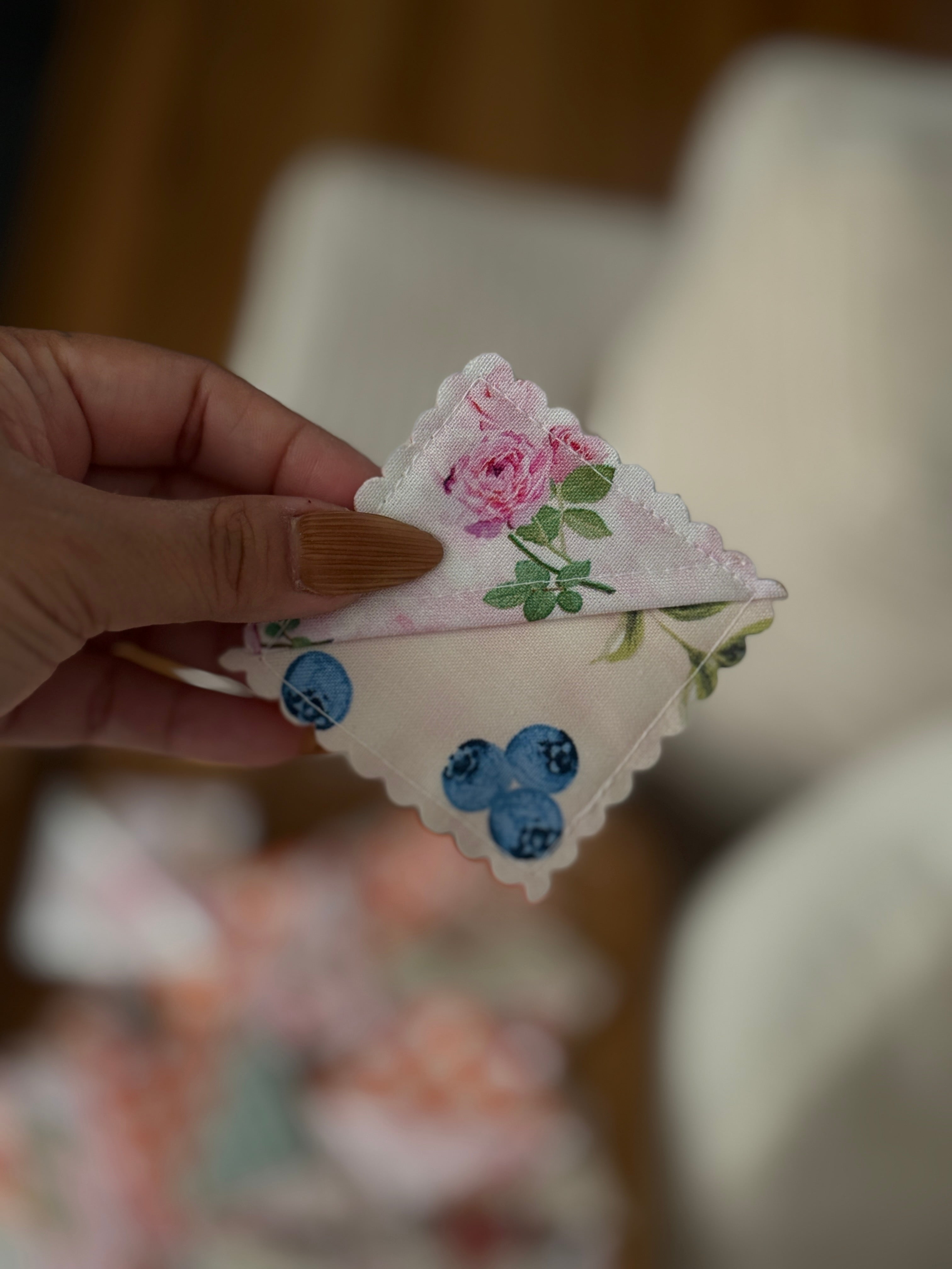 Fabric Corner Bookmarks
