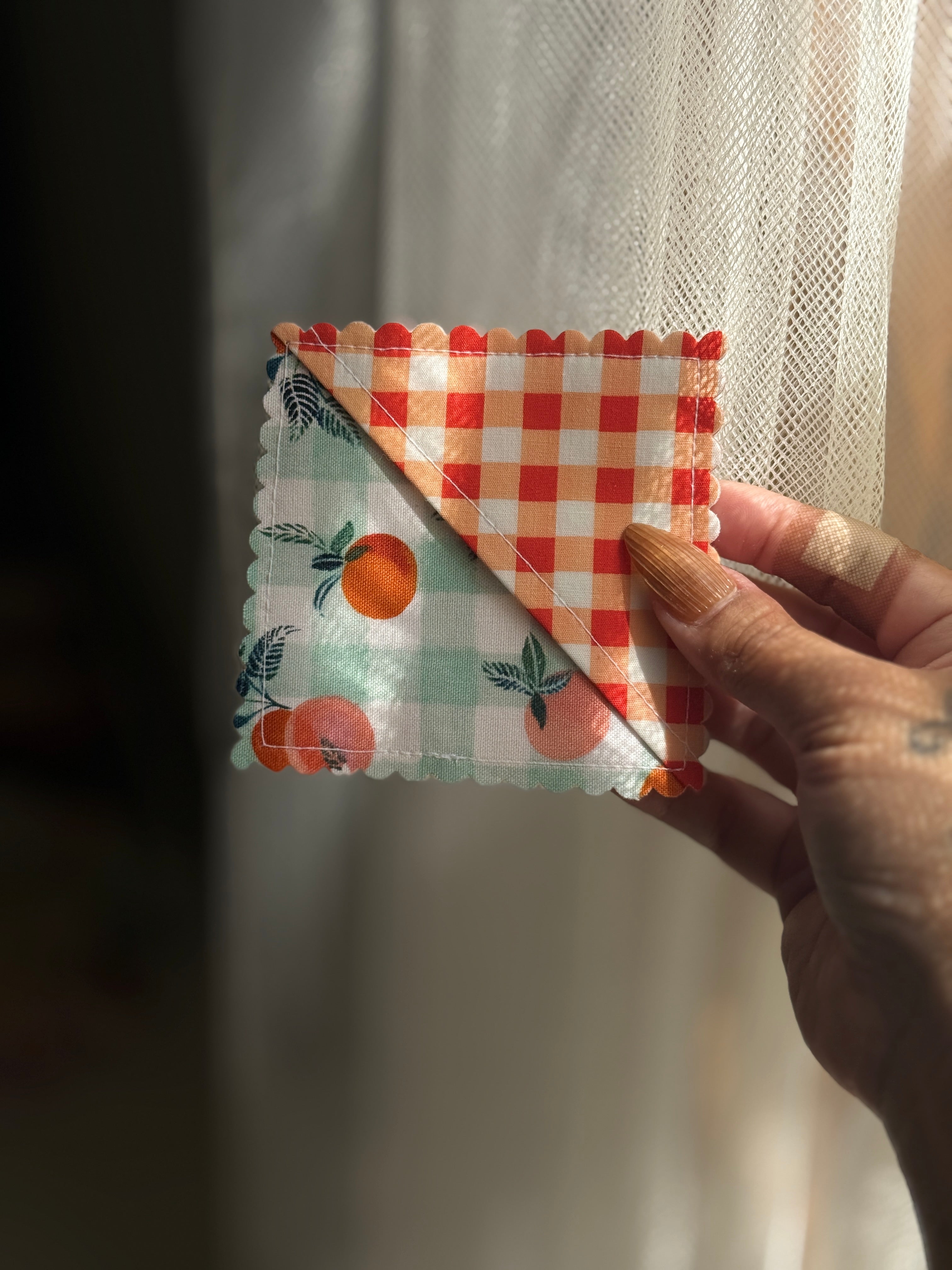Fabric Corner Bookmarks