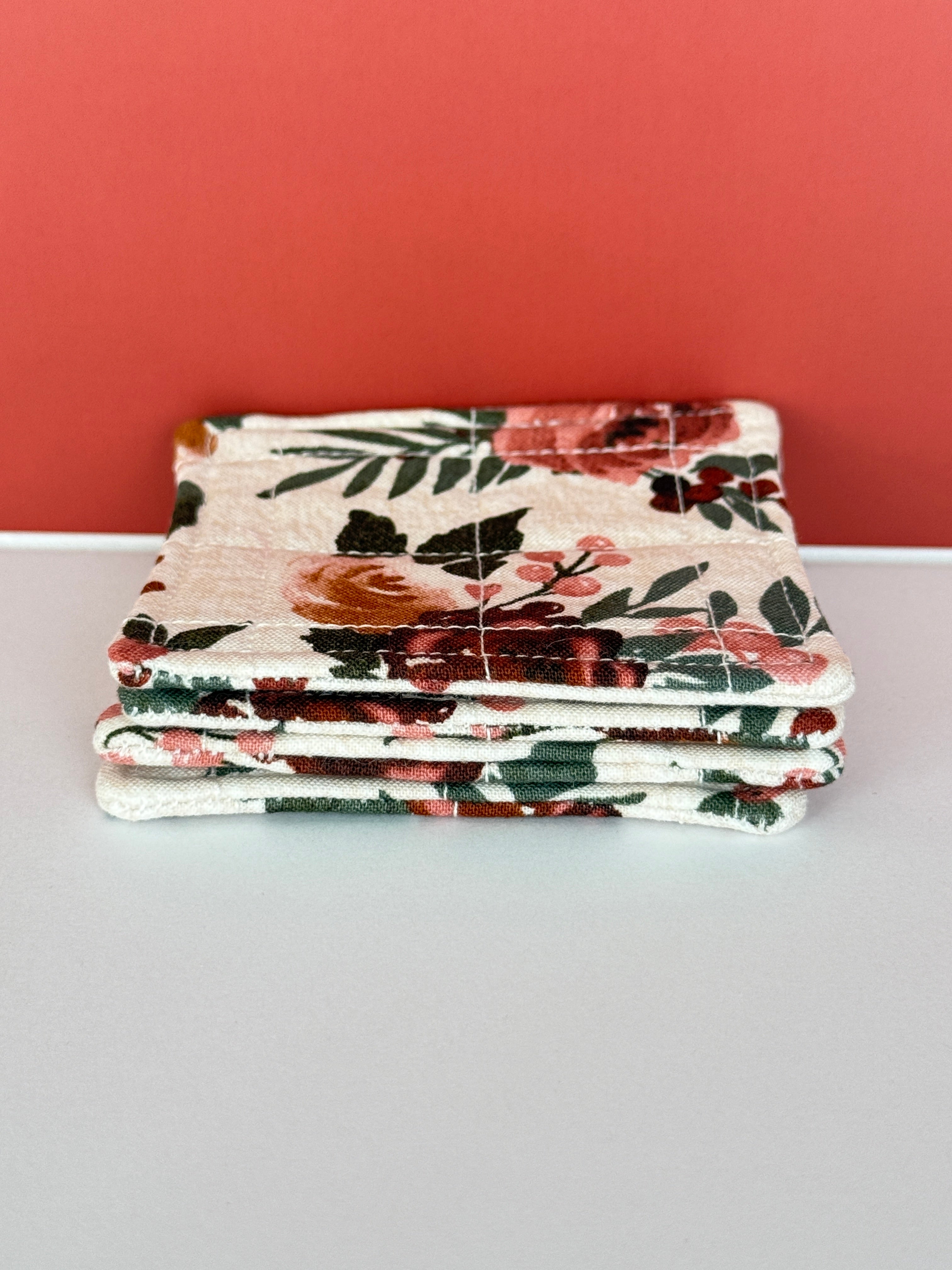 Harvest Rose Coasters