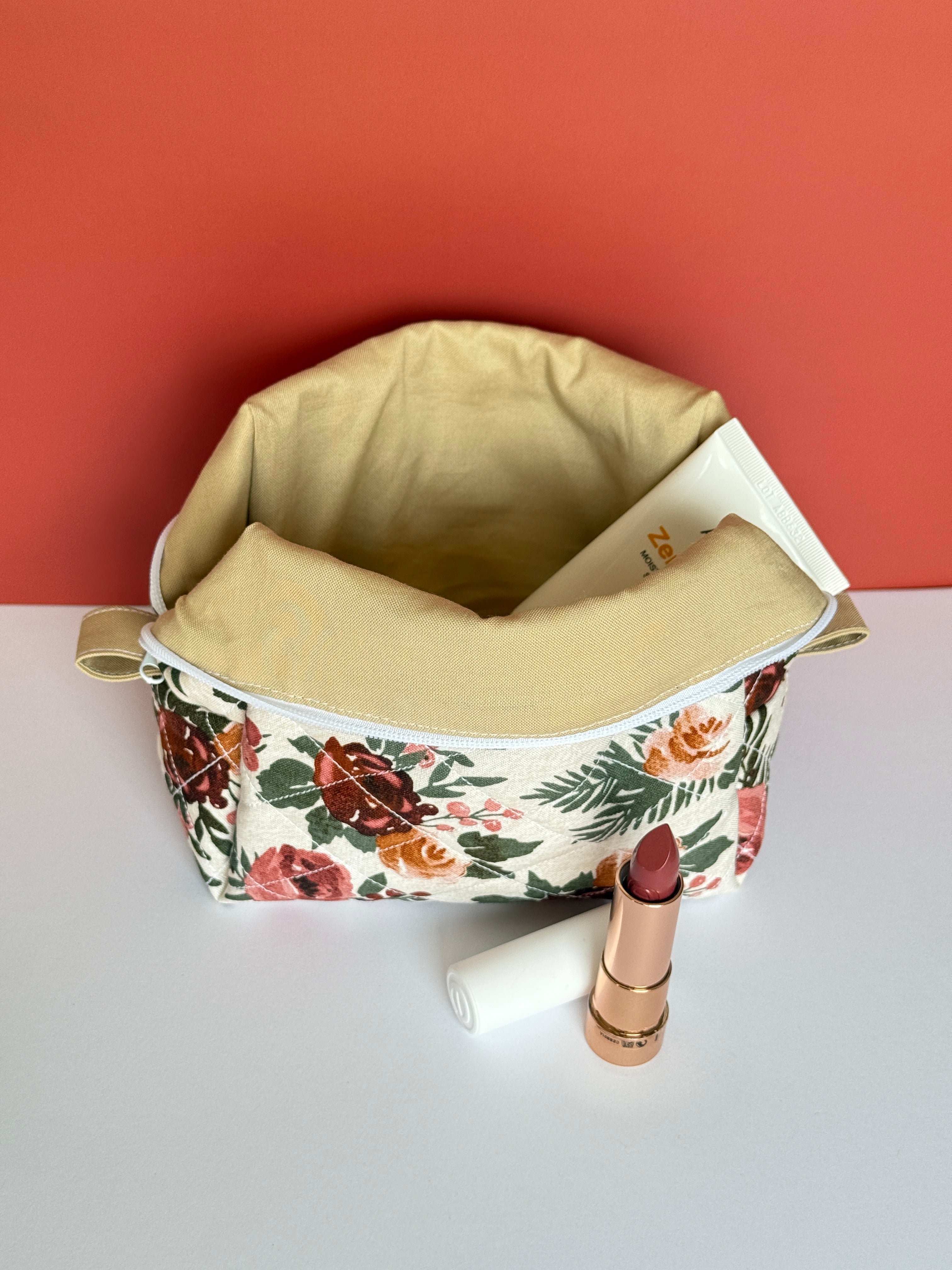 Harvest Rose Medium Size Boxy Bag
