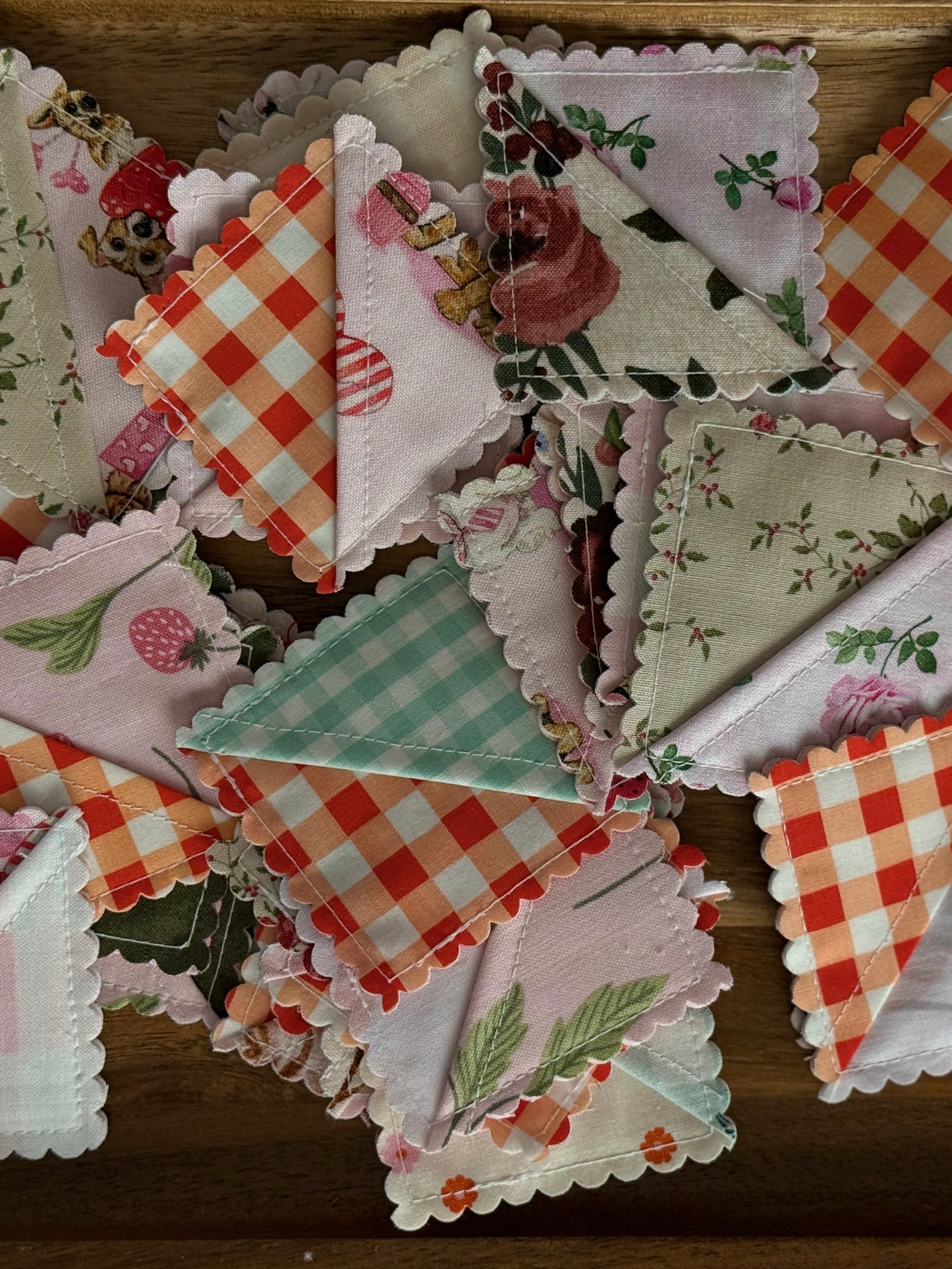 Fabric Corner Bookmarks