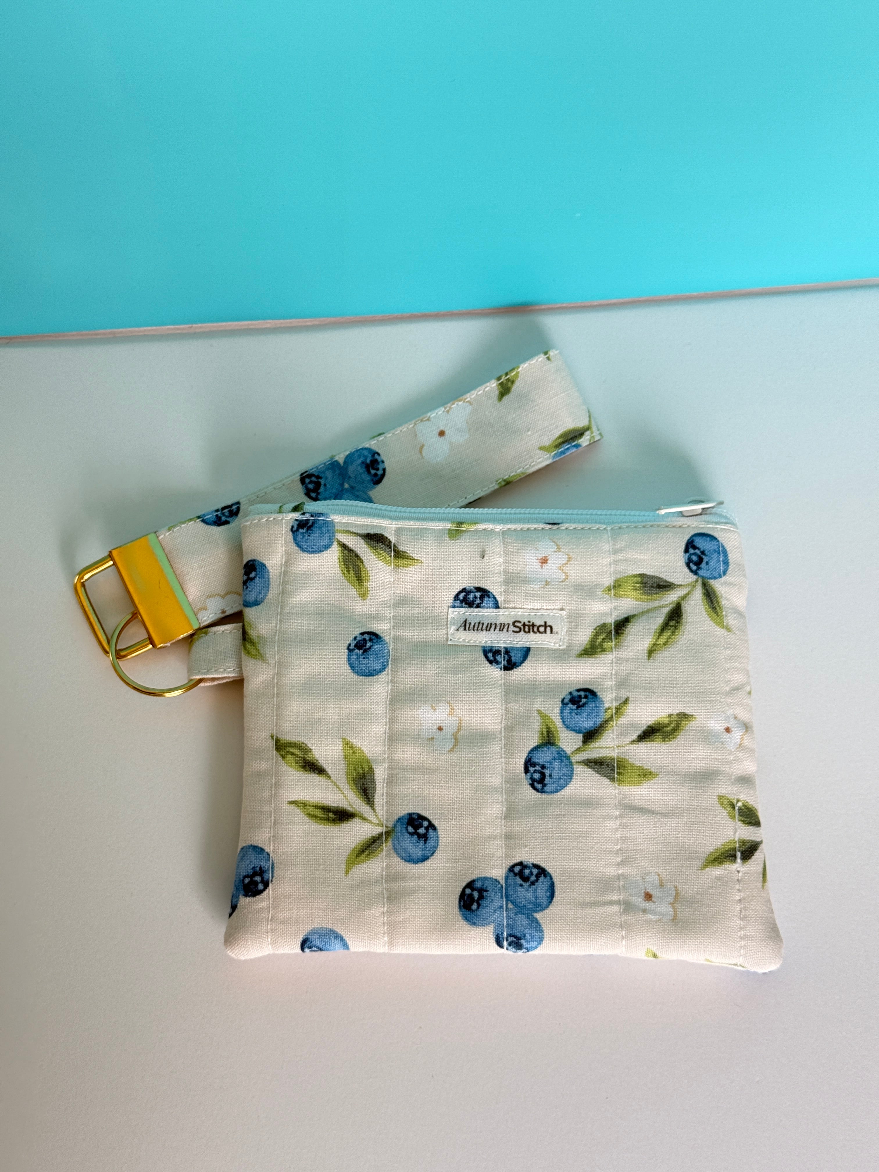 Blueberry Fields Wristlet
