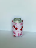 Cherry Kisses Can Koozie