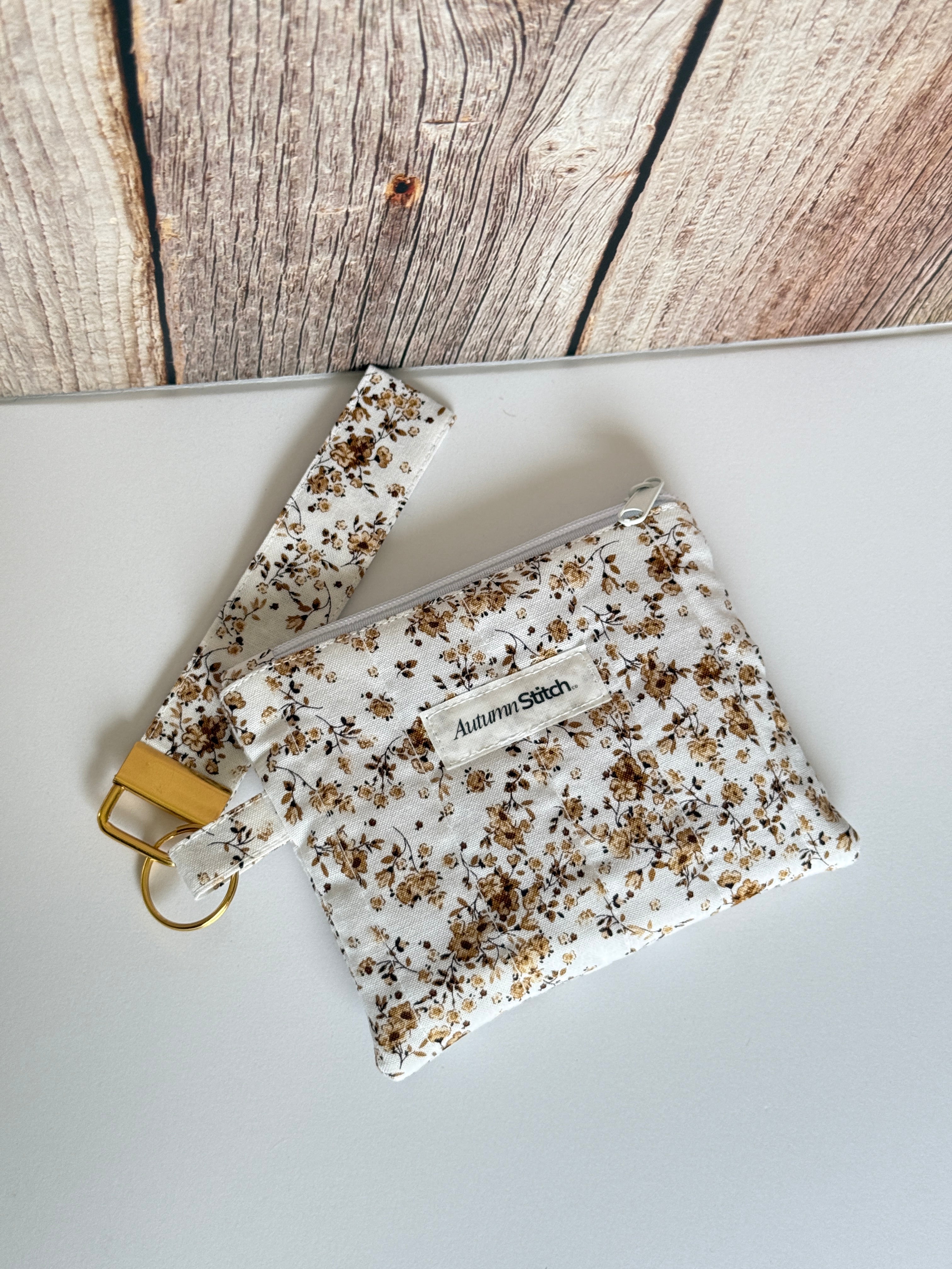 Golden Meadows Wristlet
