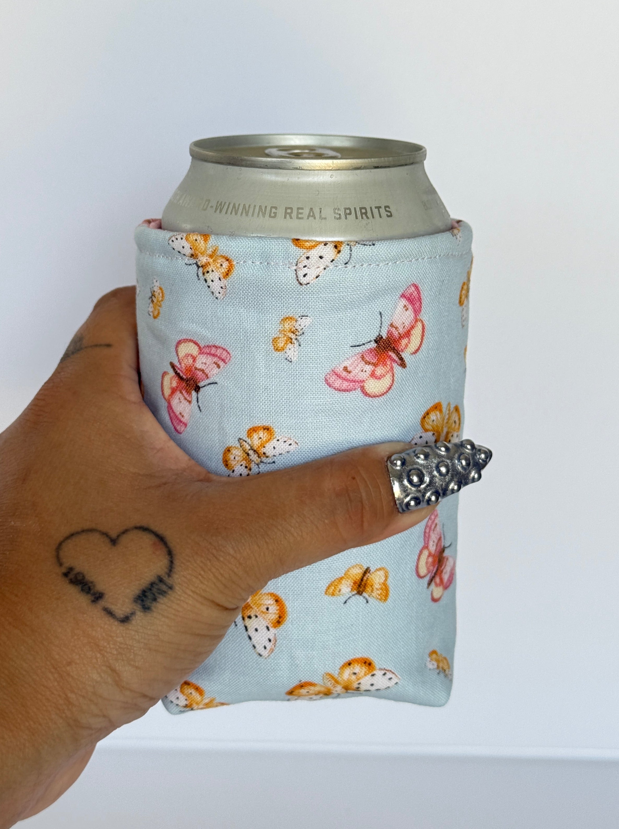 Flutterby Can Koozie