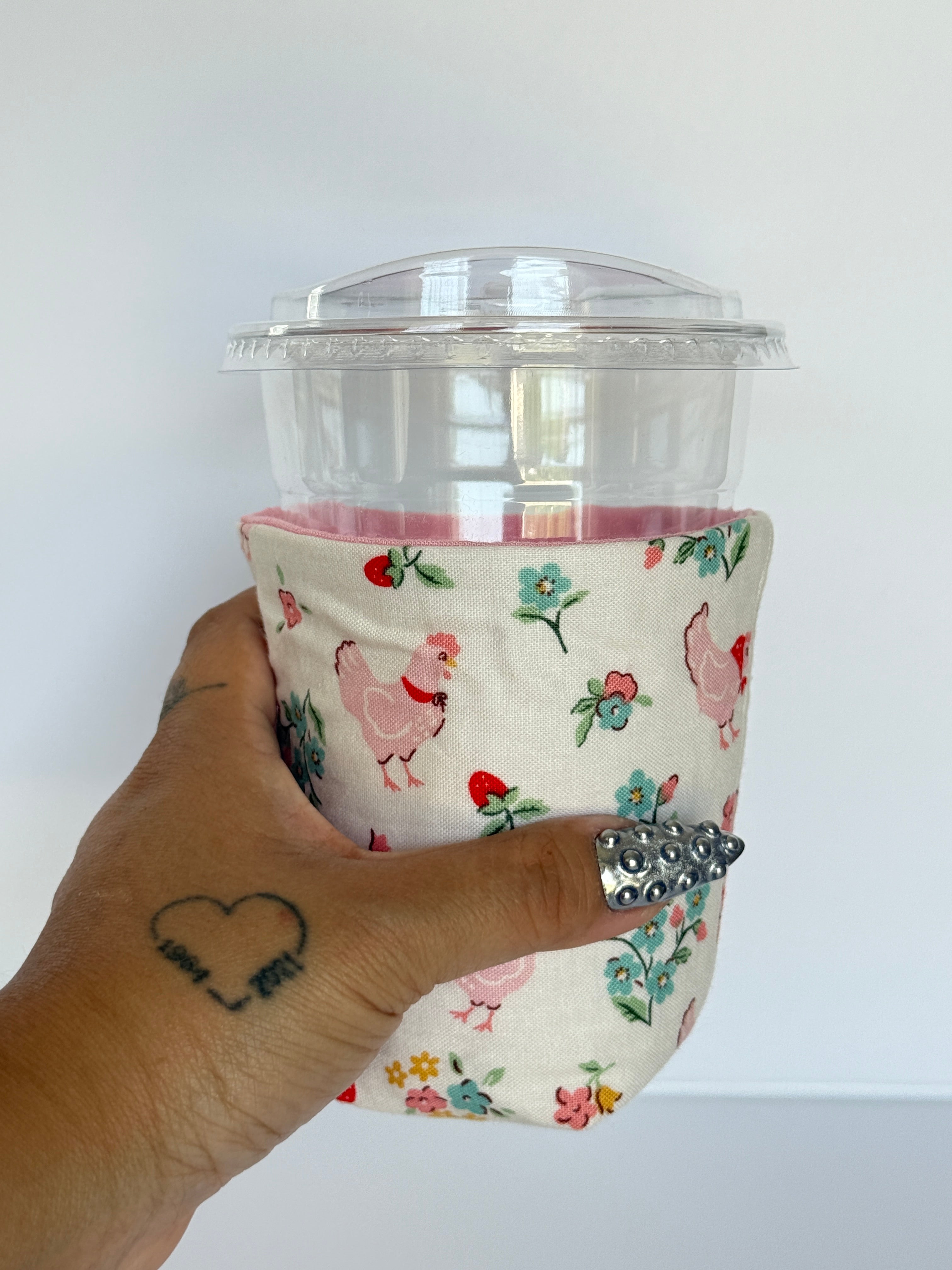 Peck & Petal Cup Koozie (S)