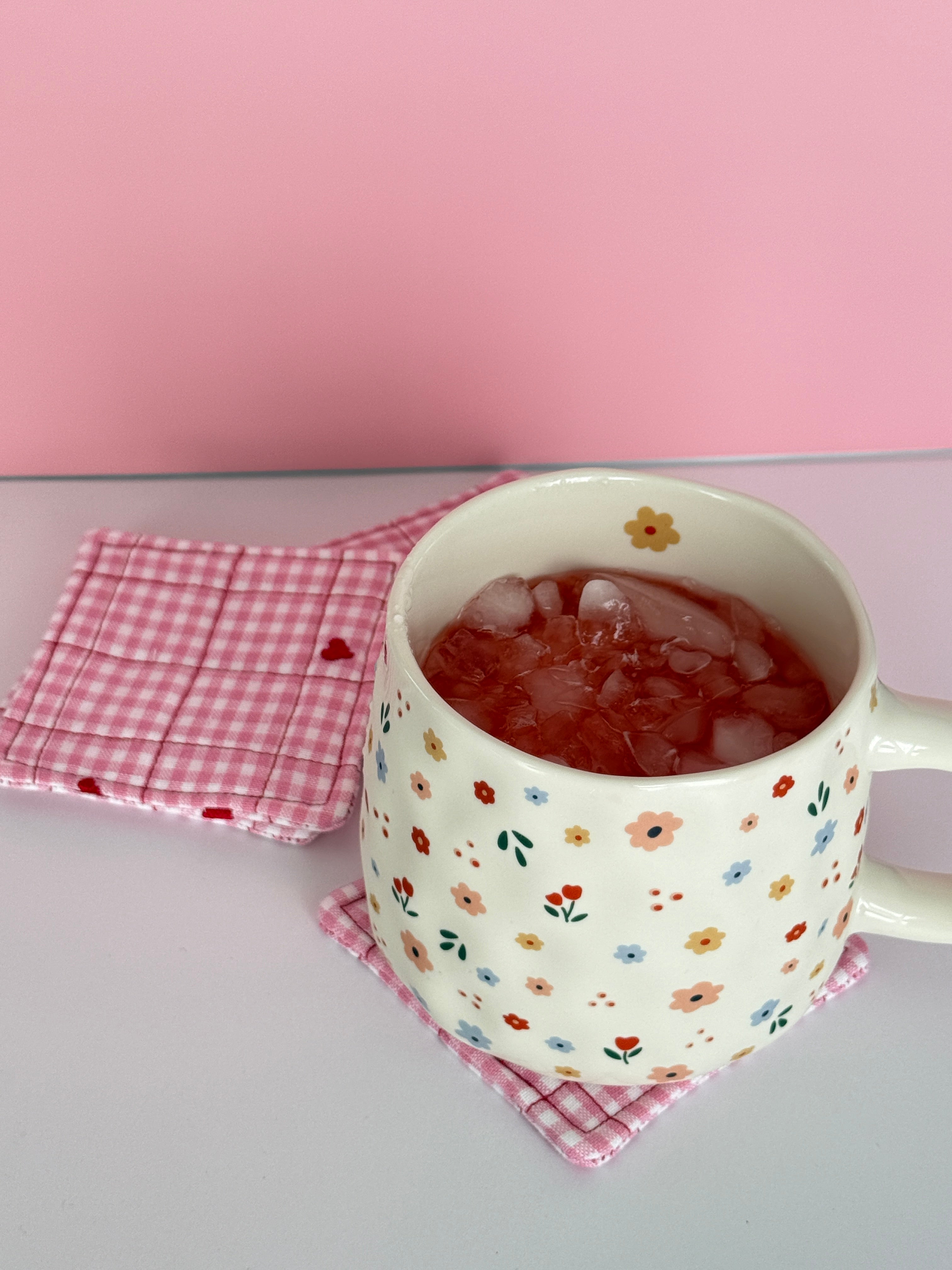 Strawberry Picnic Coasters