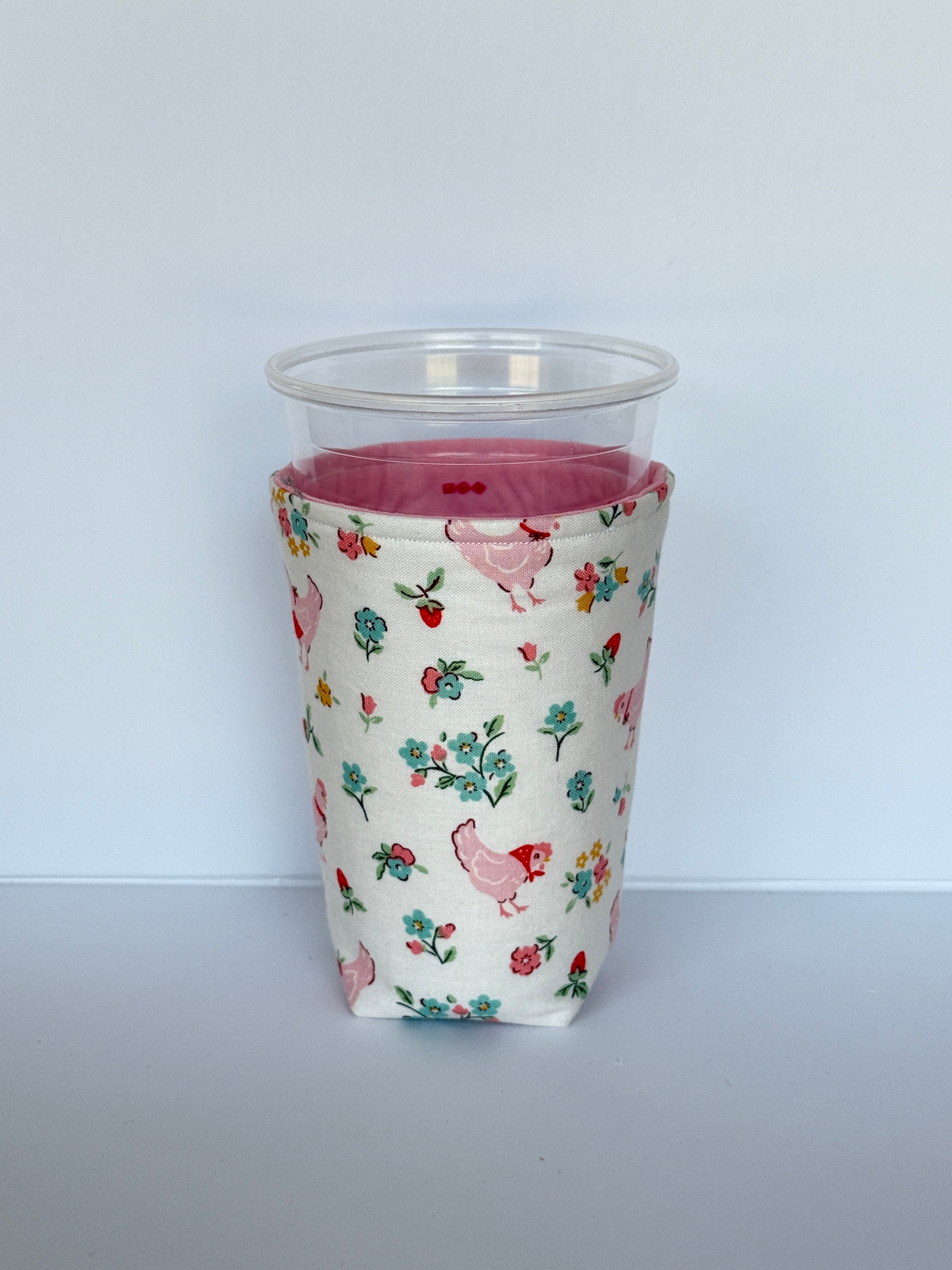 Peck & Petal Cup Koozie (L)