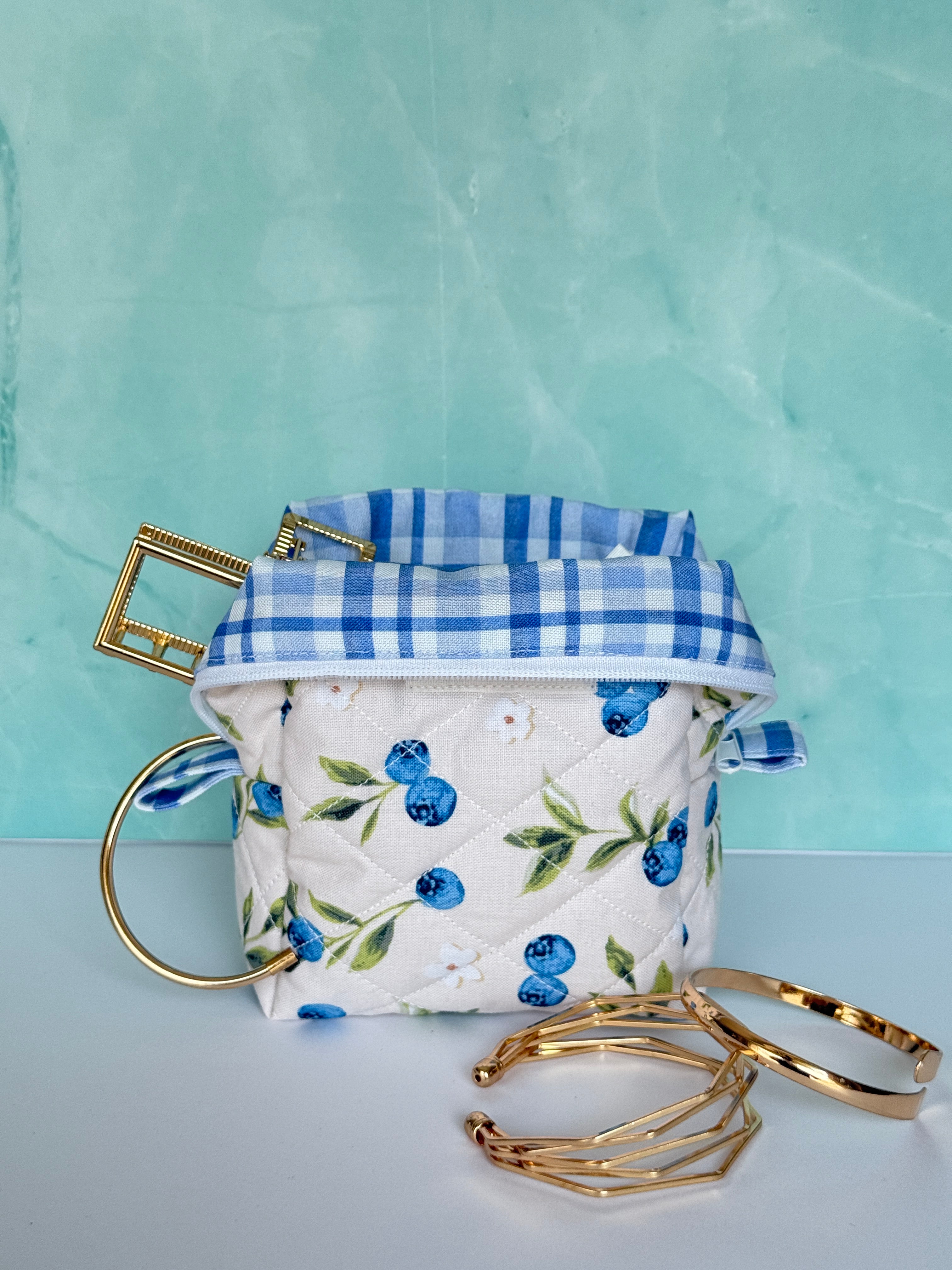 Blueberry Fields Small Boxy Bag