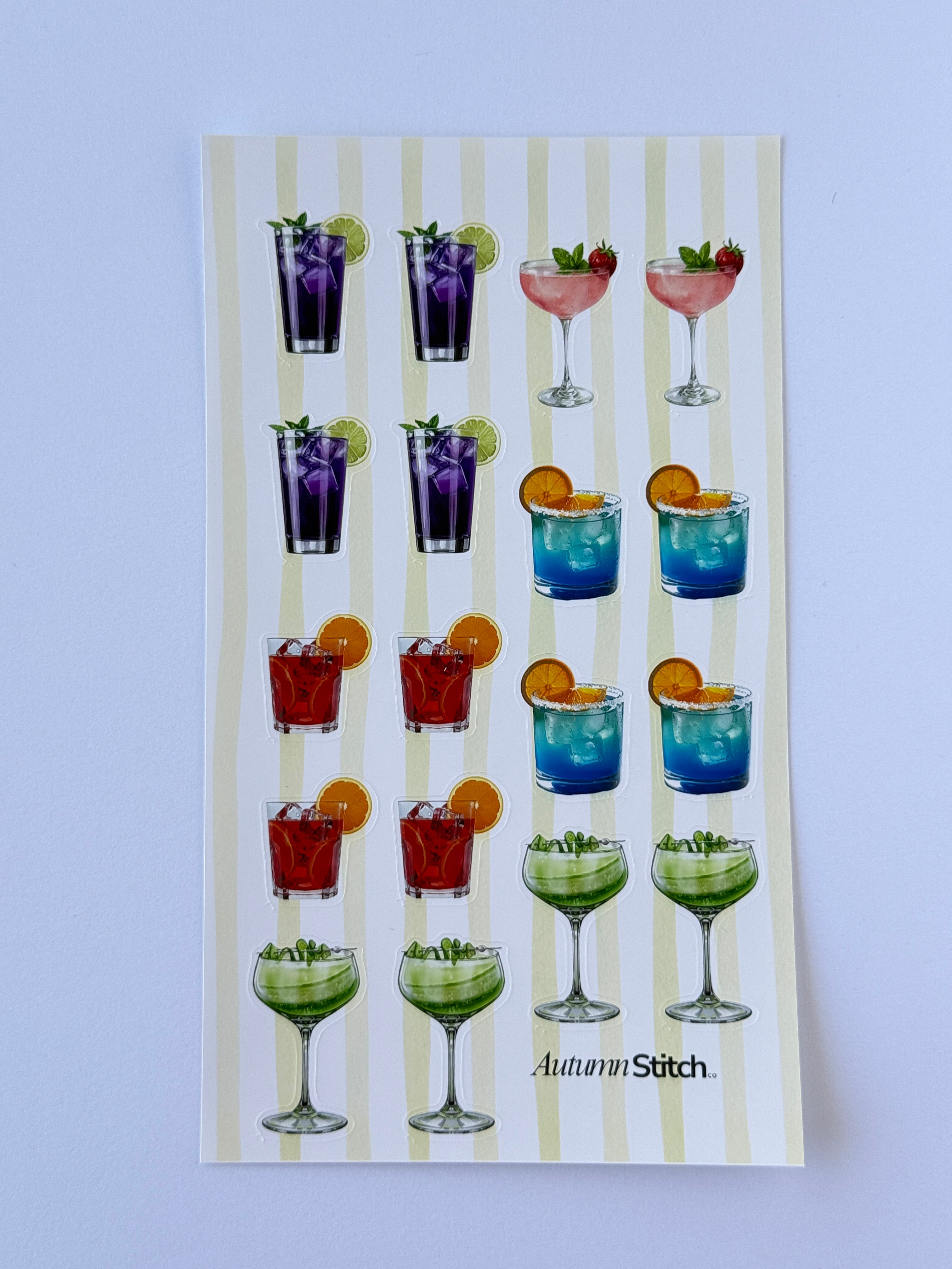 Cocktail Hour Sticker Sheet