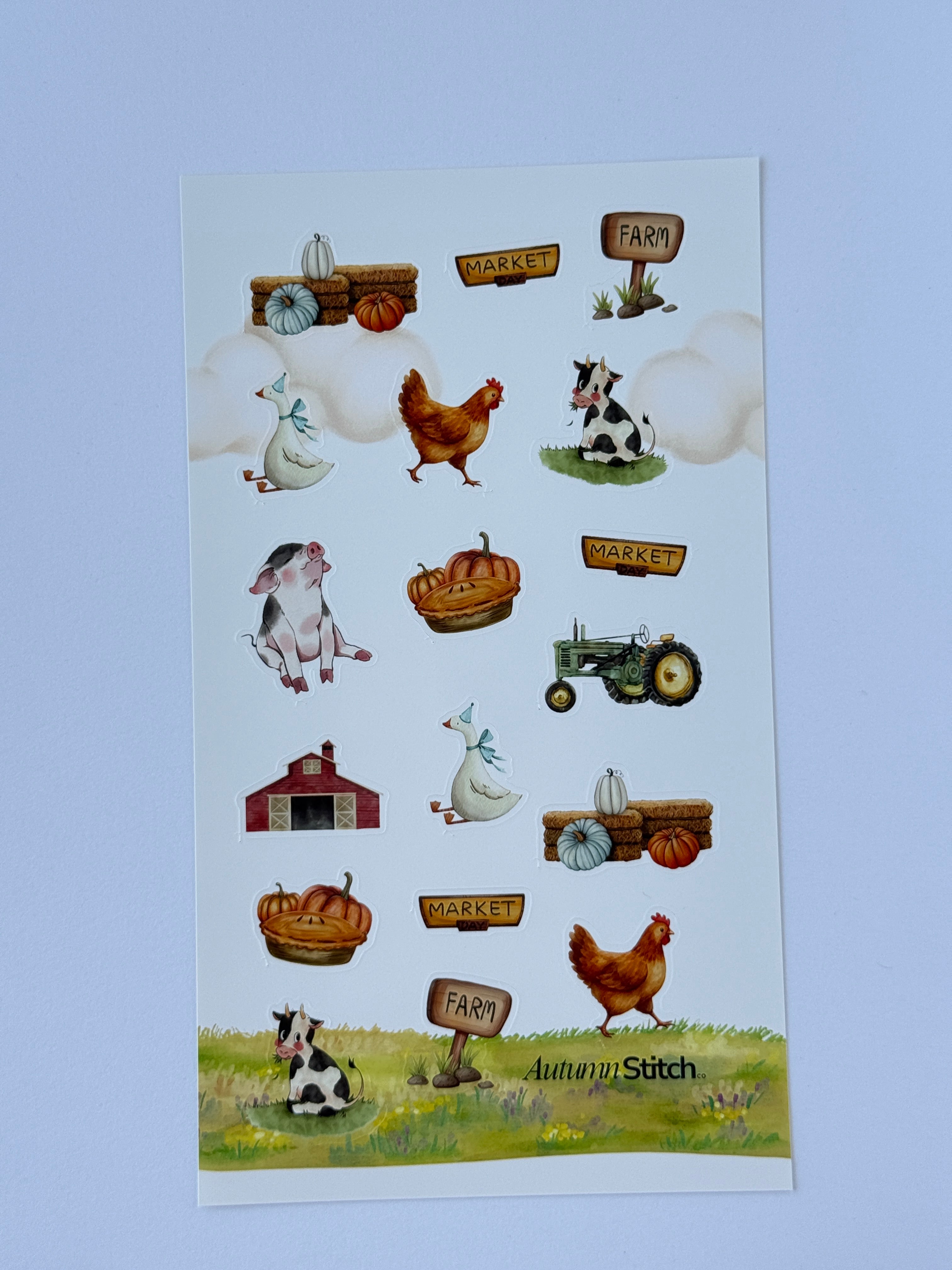 Farm Friends Sticker Sheet