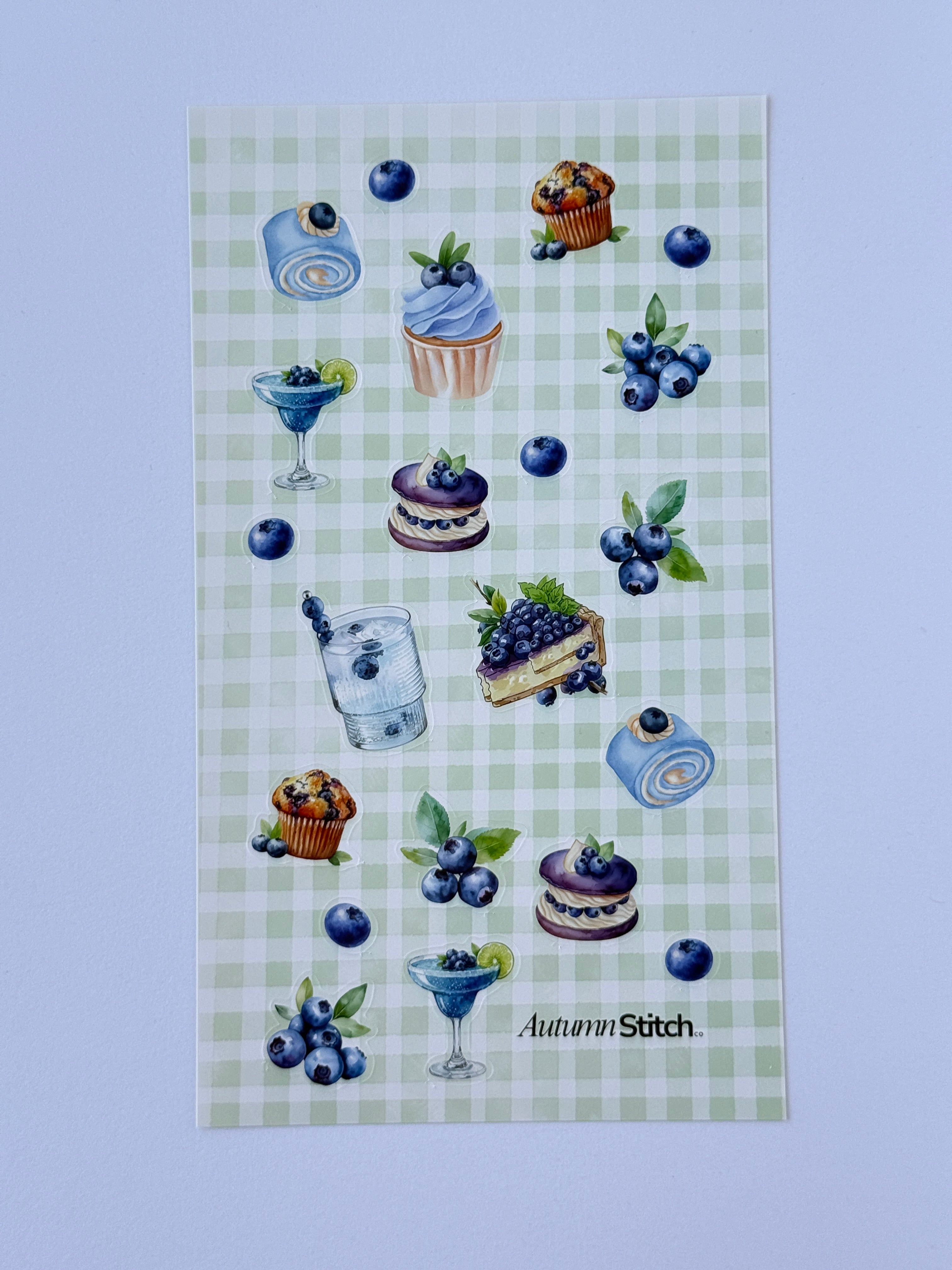Blueberry Delights Sticker Sheets
